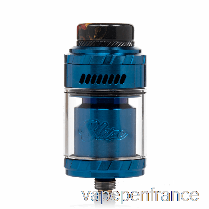 Créations Thunderhead Blaze Solo Stylo Vape Bleu RTA 25 Mm